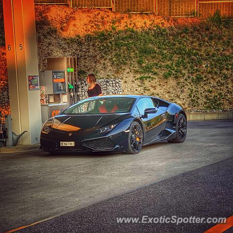 Lamborghini Huracan spotted in Marly, Switzerland