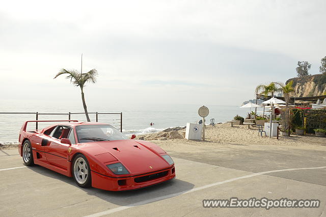 Ferrari F40 spotted in Los Angeles, California