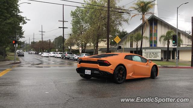 Lamborghini Huracan spotted in Los Angeles, California