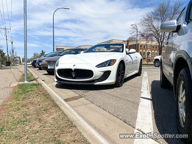 Maserati GranCabrio spotted in Stillwater, Minnesota