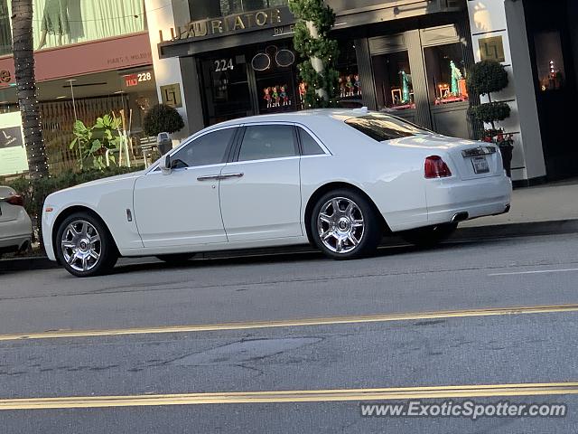 Rolls-Royce Ghost spotted in Beverly Hills, California