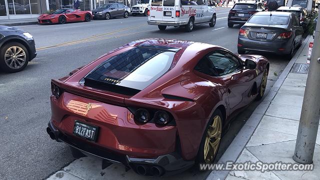 Ferrari 812 Superfast spotted in Beverly Hills, California