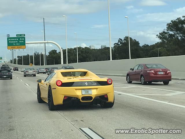 Ferrari 458 Italia spotted in Tampa, Florida