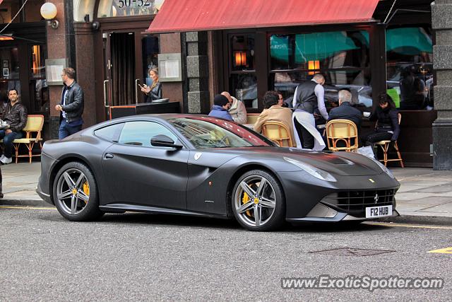 Ferrari F12 spotted in London, United States