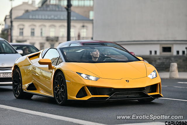 Lamborghini Huracan spotted in Warsaw, Poland