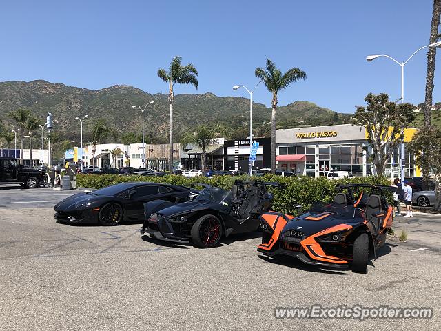 Lamborghini Aventador spotted in Malibu, California