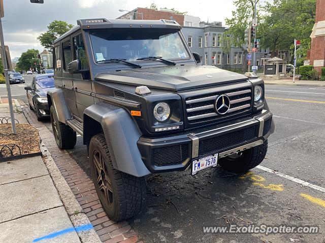 Mercedes 4x4 Squared spotted in Washington DC, United States