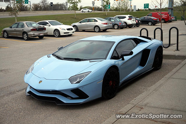 Lamborghini Aventador spotted in Calgary, Canada