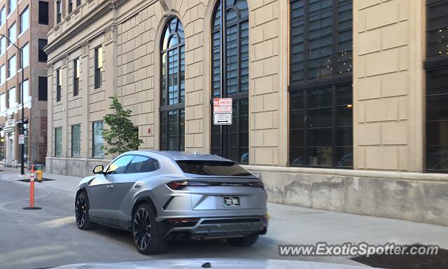 Lamborghini Urus spotted in Des Moines, Iowa