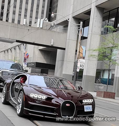 Bugatti Chiron spotted in Toronto, Canada