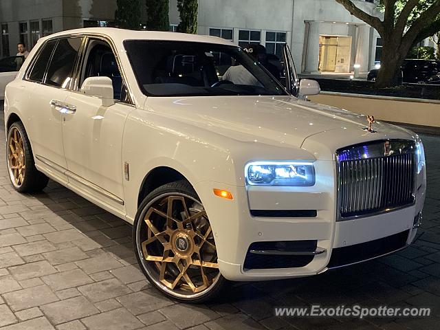 Rolls-Royce Cullinan spotted in Houston, Texas