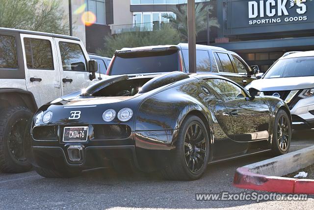 Bugatti Veyron spotted in Scottsdale, Arizona