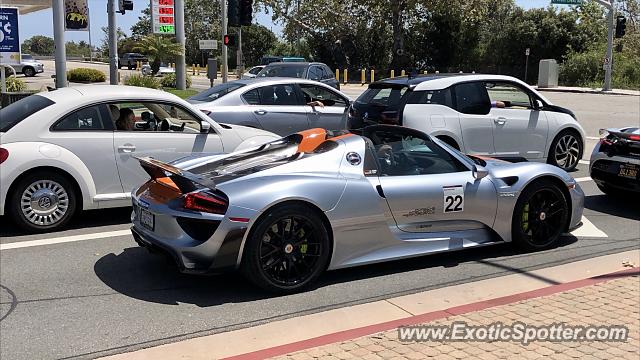 Porsche 918 Spyder spotted in Malibu, California