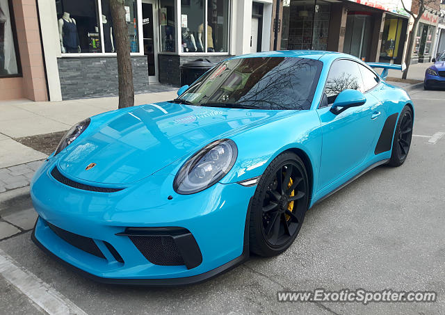 Porsche 911 GT3 spotted in Sarnia, Ontario, Canada