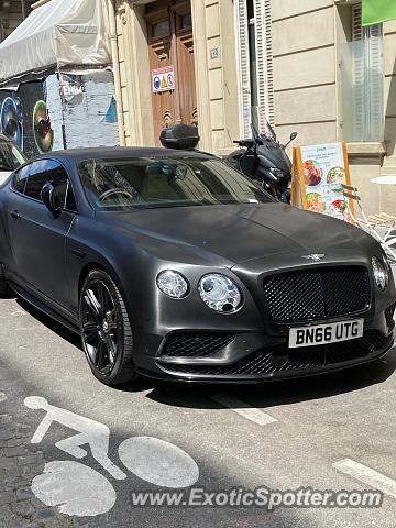 Bentley Continental spotted in PARIS, France