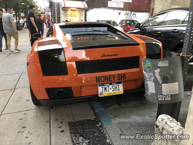 Lamborghini Gallardo spotted in Philadelphia, Pennsylvania