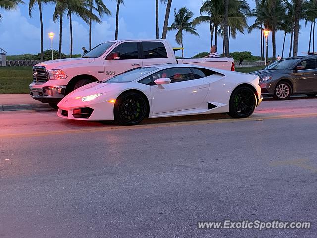 Lamborghini Huracan spotted in Miami, Florida