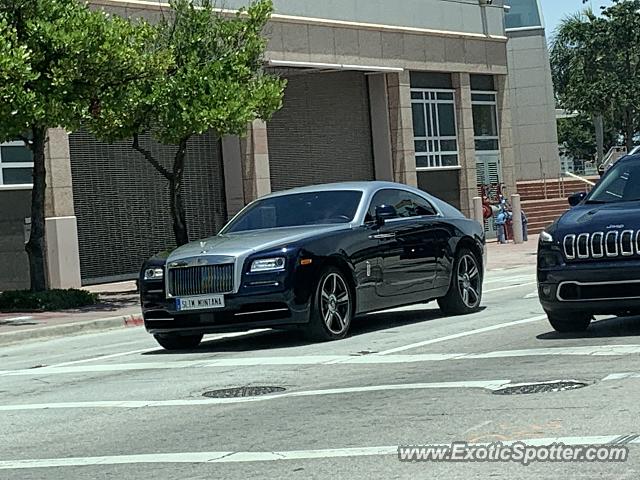 Rolls-Royce Wraith spotted in Miami, Florida