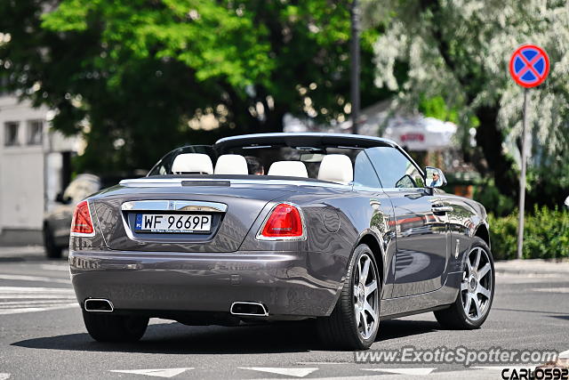 Rolls-Royce Dawn spotted in Warsaw, Poland