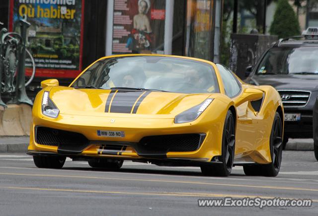 Ferrari 488 GTB spotted in Paris, France