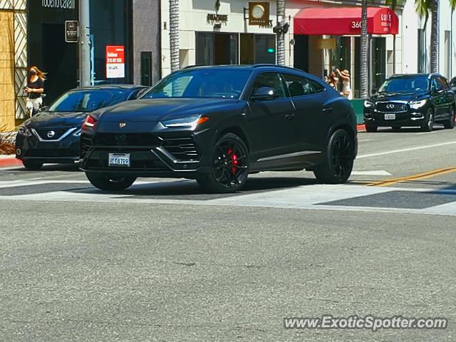 Lamborghini Urus spotted in Beverly Hills, California