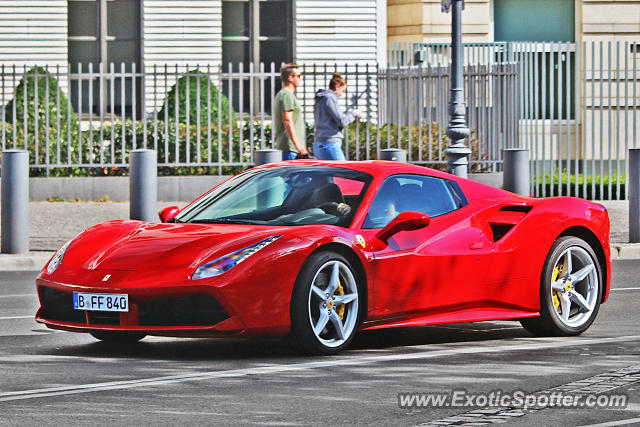 Ferrari 488 GTB spotted in Berlin, Germany