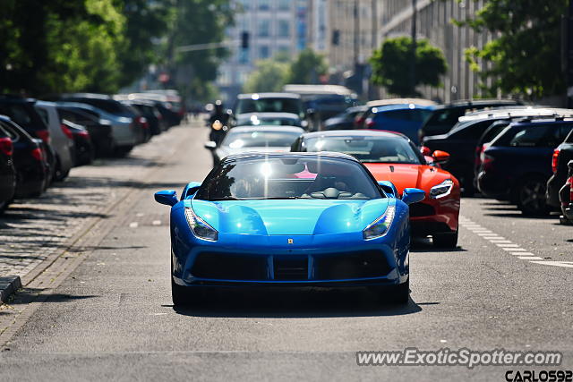 Ferrari 488 GTB spotted in Warsaw, Poland