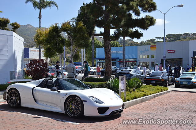 Porsche 918 Spyder spotted in Malibu, California