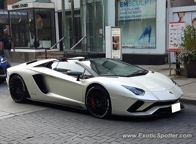 Lamborghini Aventador spotted in Toronto, Canada