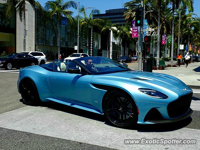 Aston Martin DBS spotted in Beverly Hills, California