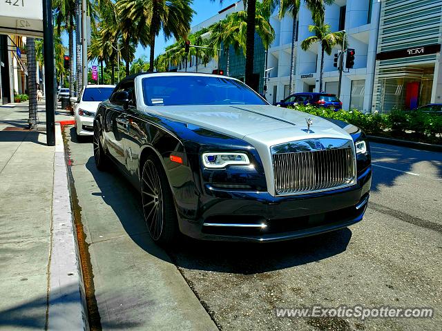 Rolls-Royce Dawn spotted in Beverly Hills, California