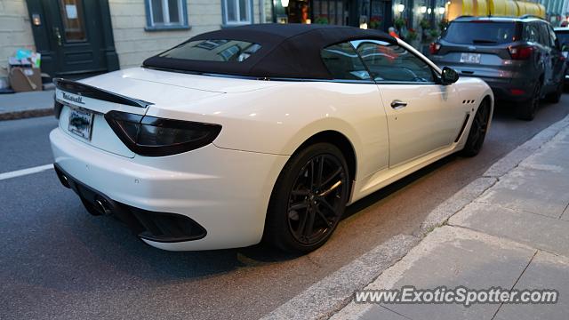 Maserati GranTurismo spotted in Old Quebec City, Canada