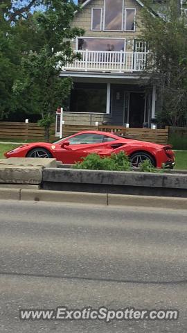 Ferrari F8 Tributo spotted in Calgary, Canada