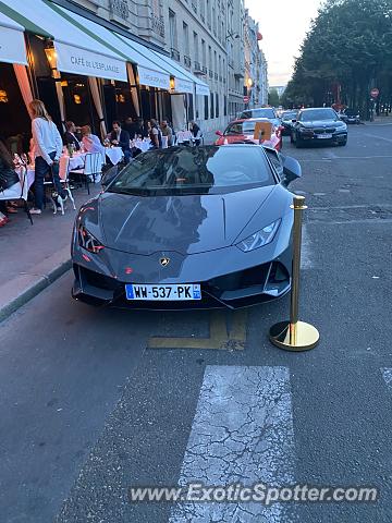 Lamborghini Huracan spotted in PARIS, France