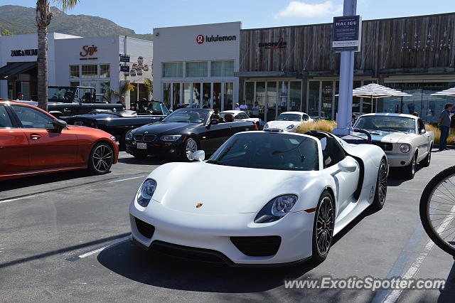 Porsche 918 Spyder spotted in Malibu, California