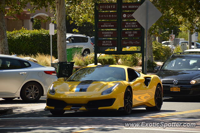 Ferrari 488 GTB spotted in Malibu, California