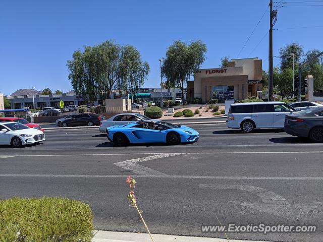 Lamborghini Aventador spotted in Henderson, Nevada