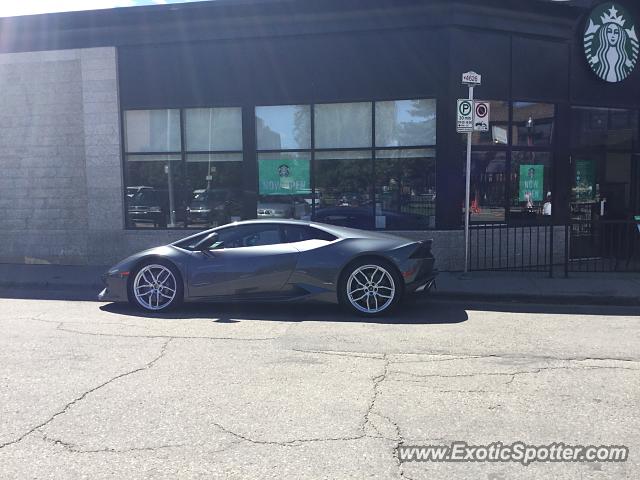 Lamborghini Huracan spotted in Calgary, Canada