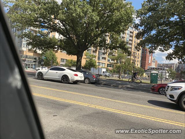 Bentley Continental spotted in Washington DC, United States