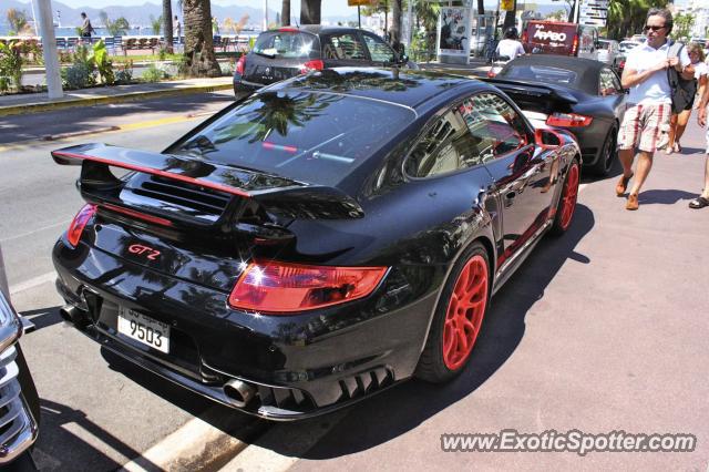 Porsche 911 GT2 spotted in Cannes, France