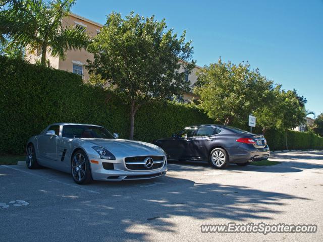 Mercedes SLS AMG spotted in Palm Beach, Florida