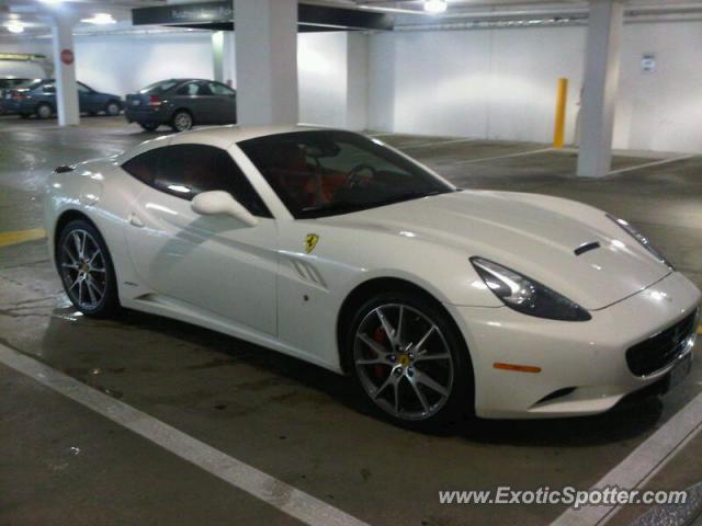 Ferrari California spotted in Toronto, Canada