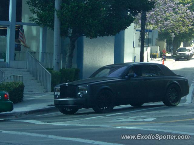 Rolls Royce Phantom spotted in Los Angeles, California