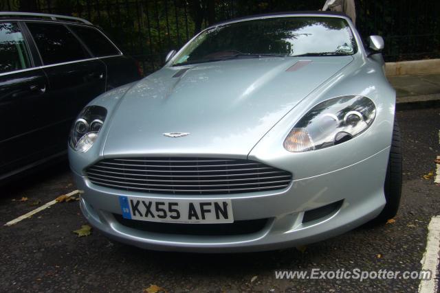 Aston Martin DB9 spotted in Knightsbridge, United Kingdom