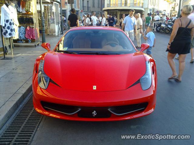 Ferrari 458 Italia spotted in Saint Tropez, France