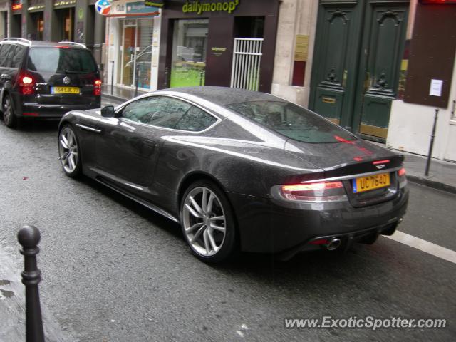 Aston Martin DBS spotted in Paris, France