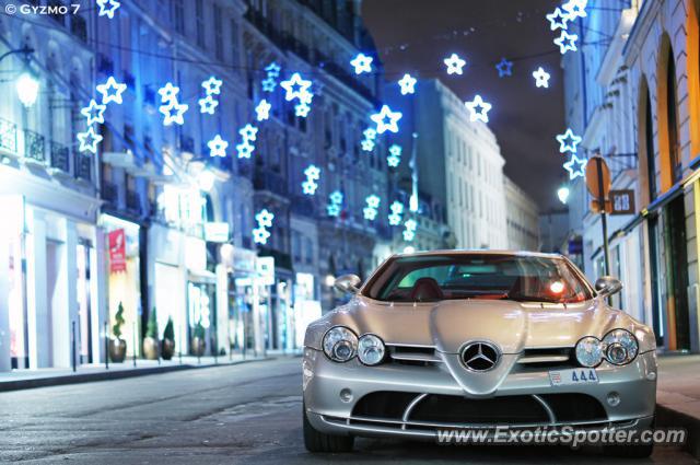 Mercedes SLR spotted in Paris, France