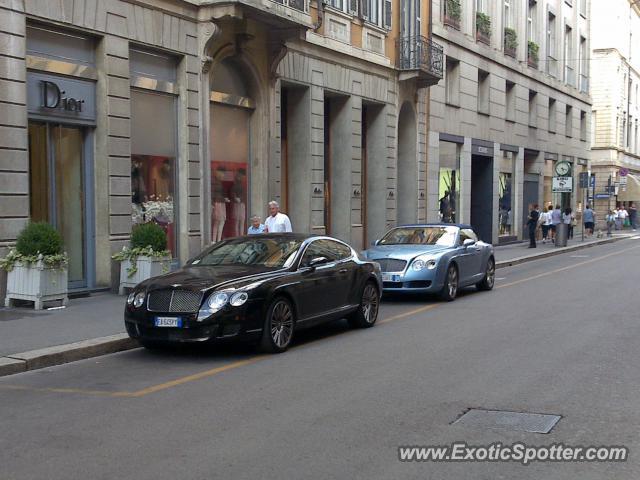 Bentley Continental spotted in Milano, Italy