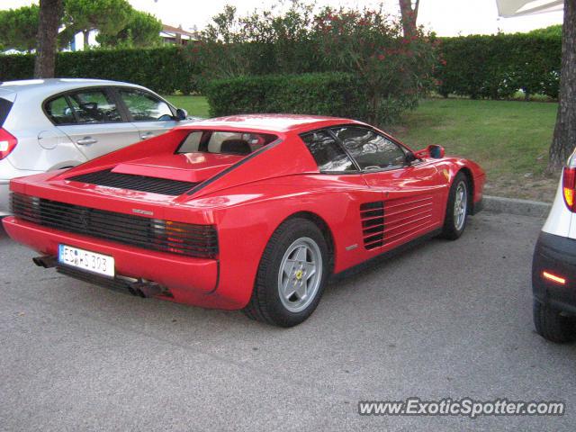 Ferrari Testarossa spotted in Lignano, Italy