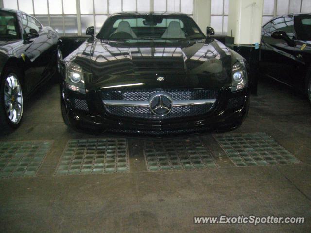 Mercedes SLS AMG spotted in Knightsbridge, United Kingdom